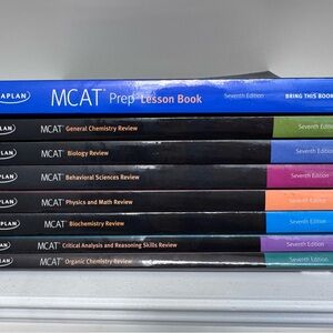 Kaplan MCAT Prep Book Set